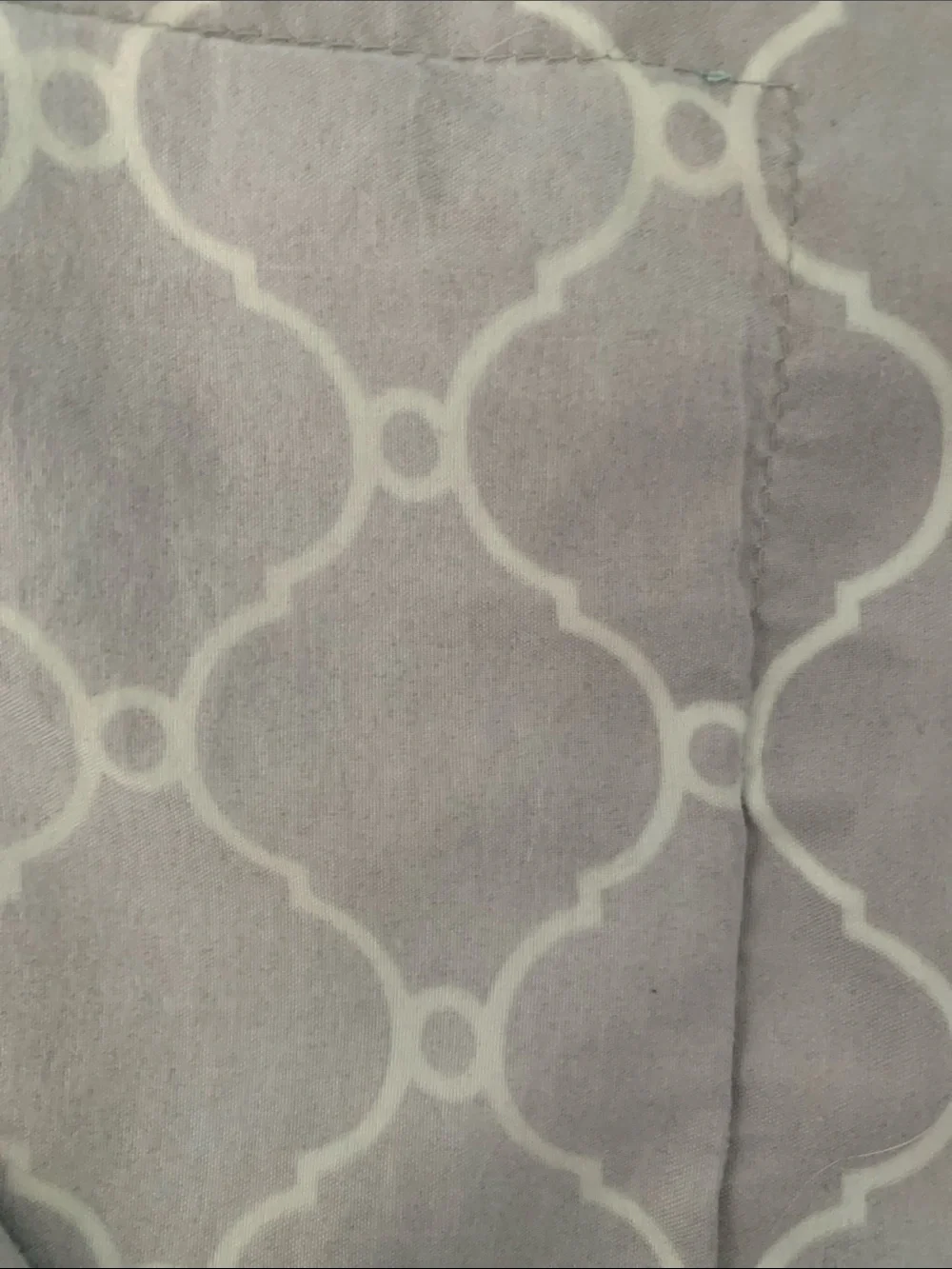 Reversible Turquoise and Gray Decorative Pillow Sham Set